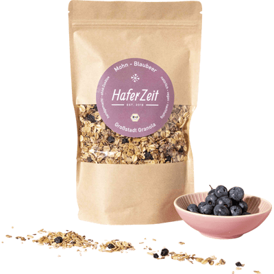 Organic Granola Poppy Blueberry - Muesli Blend