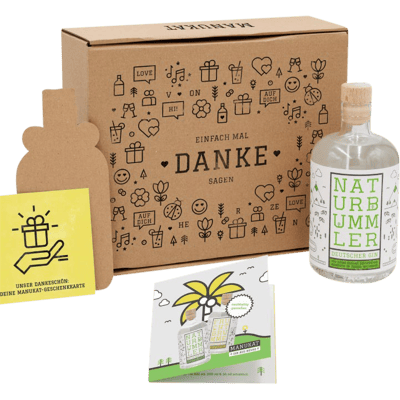Manukat Thank You Gin Gift Box with Naturbummler Gin
