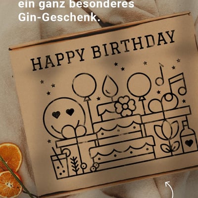 Manukat Geburtstag Gin-Geschenkbox Gin Duo 2