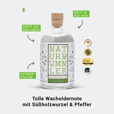 Manukat Danke Gin-Geschenkbox mit Naturbummler Gin 6