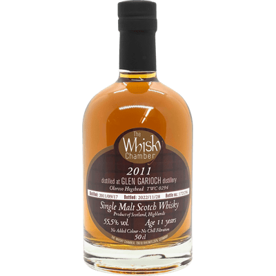 The Whisky Chamber Glen Garioch 11 - Single malt Scotch whisky