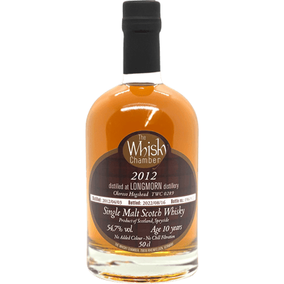 The Whisky Chamber Longmorn 10 - Single malt Scotch whisky