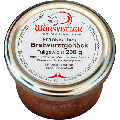 Die Wurschtler Fränkisches Bratwurstgehäck - Wurstzubereitung 2