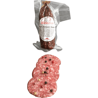 The Wurschtler red wine salami