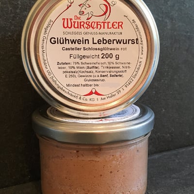 The Wurschtler mulled wine liver sausage