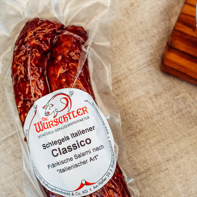 The Wurschtler Salami Classico Schlegels Italian