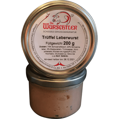 The Wurschtler truffle liver sausage