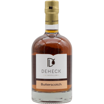 Butterscotch liqueur with whiskey