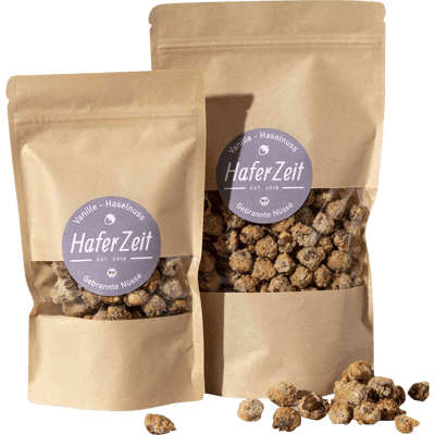 Organic vanilla hazelnut treat - roasted nuts