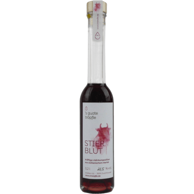 Bull's blood wine liqueur (Merlot)