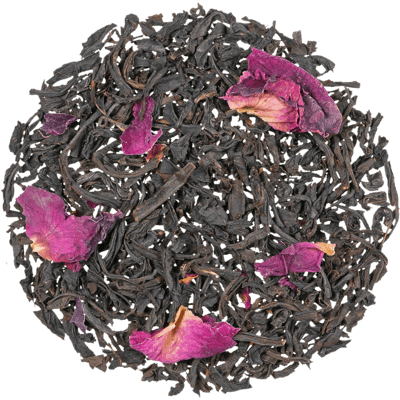 China Rosentee - aromatisierter Schwarzer Tee