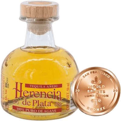 Herencia de Plata Tequila Añejo Miniature