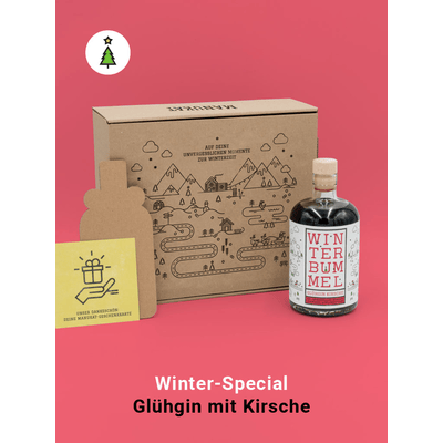 WINTERBUMMEL Glühgin Kirsche Winter Geschenkboxset