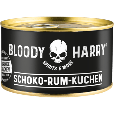 BLOODY HARRY Rum cake in a tin