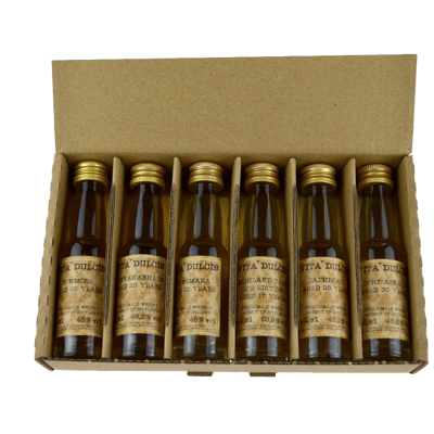 Vita Dulcis Whisky Tasting Box smoky world class (6x Whisky Minis)