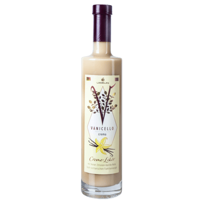 Vanicello Crema - cream liqueur with lemon & vanilla