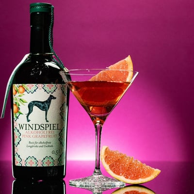 Windspiel Premium Gin Pink Grapefruit Alkoholfrei