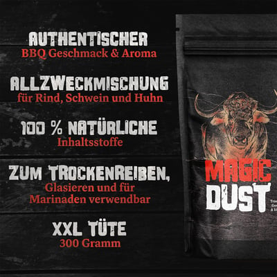 Apsogo Magic Dust BBQ Rub -  Gewürzmischung 3