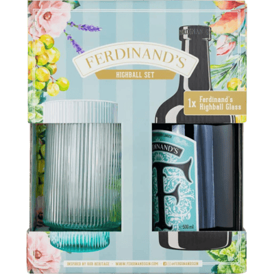 Ferdinand‘s Highball Set (1x Dry Gin + 1x Highball Glass)