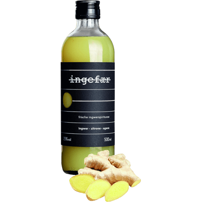 ingefær Ingwer-Zitrone-Agave-Likör