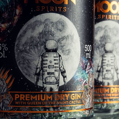 Moon Spirits Premium Dry Gin - New Western Dry Gin 4