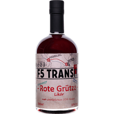 F5 TRANSIT Rote Grütze Likör No. 5523 - DDR Edition - F5 Transitschnaps