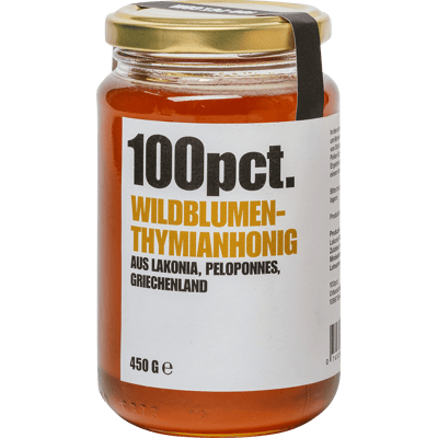 100pct. Wildflower thyme honey from Greece