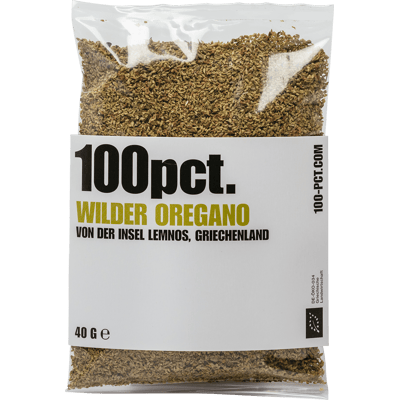 100pct. Wild organic oregano