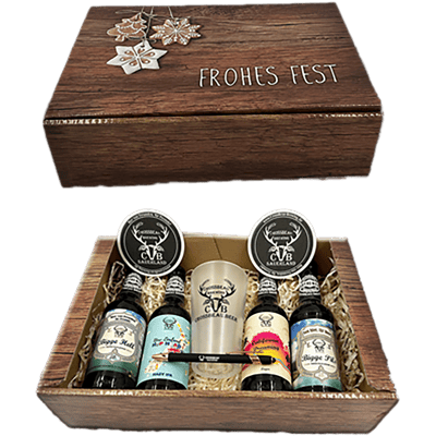 CrossBeau Xmas Box (4x Craft Beer + 1x glass + 2x coasters + 1x ballpoint pen)