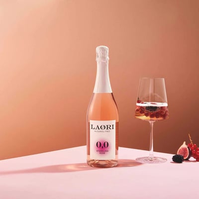 Laori Sparkling Rosé alkoholfrei - alkoholfreier Sekt