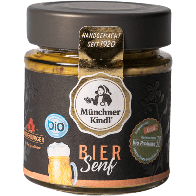 Münchner Kindl organic beer mustard