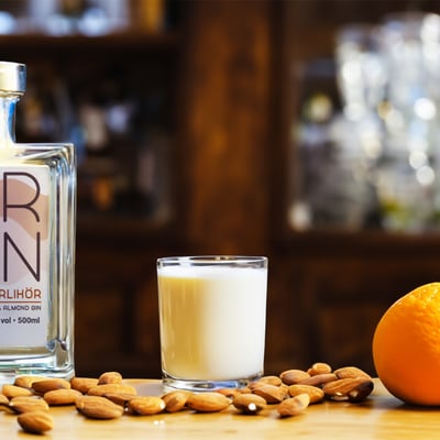 NORGIN Premium Egg Liqueur with Orange & Almond Gin