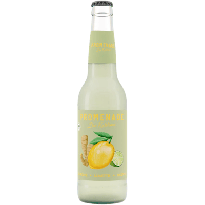 15x Promenade organic lime-ginger lemonade