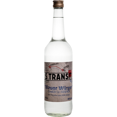 F5 TRANSIT Vodka "Blauer Würger" - DDR Edition