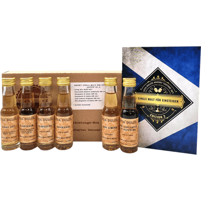 Vita Dulcis Whisky Tasting Box Single Malt for Beginners Edition No. 2 (6x Whisky Minis)