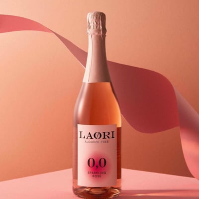 Laori Sparkling Rosé alkoholfrei - alkoholfreier Sekt