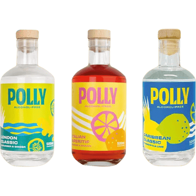 POLLY 3er Mix Bundle with gin, aperitif and rum alternative