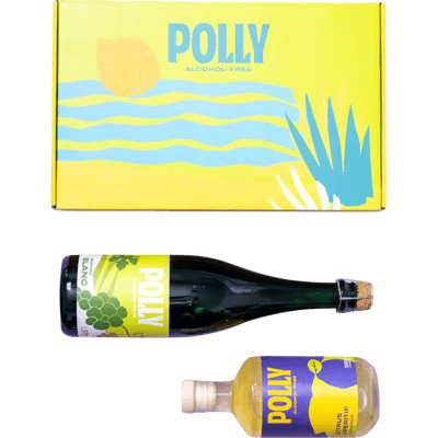 POLLY Citrus Spritz Set (1x alkoholfreie Limoncello-Alternative + 1x alkoholfreie Sekt-Alternative)