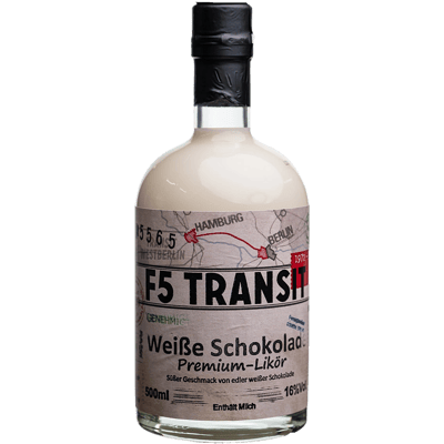 F5 TRANSIT Weiße Schokolade Likör No. 5565 - DDR Edition - F5 Transitschnaps