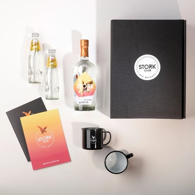 Stork Club Bio Rye Gin Tonic Box (1x Bio Rye Gin + 2x Tonic Water + 2x Trinkbecher)