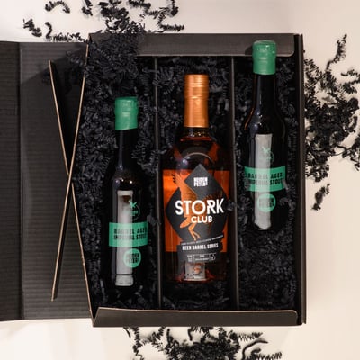 Stork Club Whiskey Beer Barrel Series Heidenpeters Box (1x Whisky + 2x Stout)