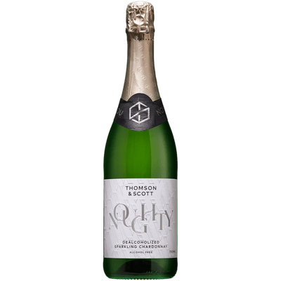 Thomson & Scott Noughty Sparkling Chardonnay - non-alcoholic organic sparkling wine