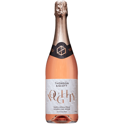 Thomson & Scott Noughty Sparkling Rosé - non-alcoholic organic sparkling wine