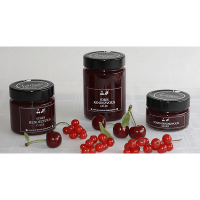 "Sweet rendezvous" cherry currant jelly