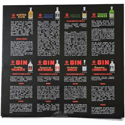 Konsum Premium Minis Probierpaket (4x Gin + 2x Likör + 1x Vodka + 1x Rum) 4