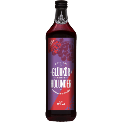 Liqueur Original Dresdner Glühkör Elderberry
