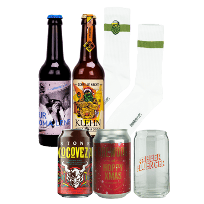 Bier & Socken Hopfinator - Craft Beer Probierset