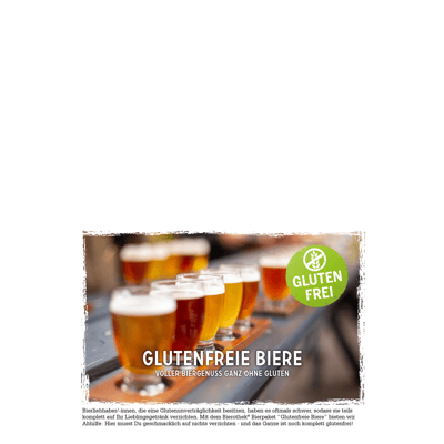 Glutenfreie Biere Bierpaket - Craft Beer Probierset