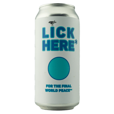 Lick here for the final world peace - New England Double IPA