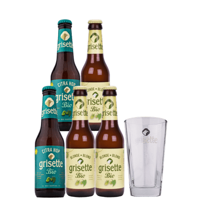 Grisette Paket mit Glas - Craft Beer Probierset